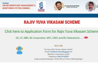 TG RYV నోటిఫికేషన్: తెలంగాణలో తెలంగాణలో రాజీవ్‌ వికాసం నోటిఫికేషన్ నోటిఫికేషన్ విడుదల .. దరఖాస్తు దరఖాస్తు చేసుకోండి..ఏప్రిల్ 5 గడువు
