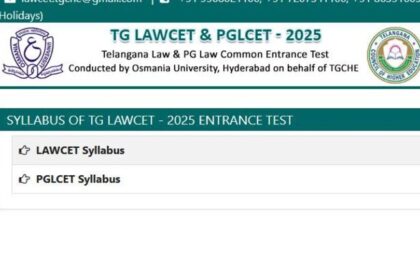 TG లాసెట్ 2025 నవీకరణలు: తెలంగాణ 'లాసెట్' కు కు అవుతున్నారా అవుతున్నారా ..? పరీక్షా, సిలబస్ సిలబస్ సిలబస్