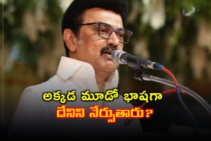 అక్కడ మూడో భాషగా భాషగా దేనిని నేర్పుతారు ?: స్టాలిన్ స్టాలిన్ స్టాలిన్