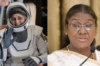అధ్యక్షుడు ముర్ము "భారత కుమార్తె" గా సునితా విలియమ్స్ ఇంటికి తిరిగి వస్తాడు
