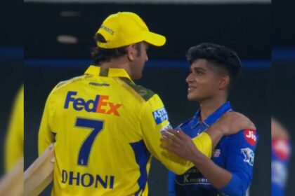 ఎంఎస్ ధోని మి తొలి విగ్నేష్ పుతూర్ కోసం నమ్మశక్యం కాని సంజ్ఞతో హృదయాలను గెలుచుకున్నాడు. చూడండి