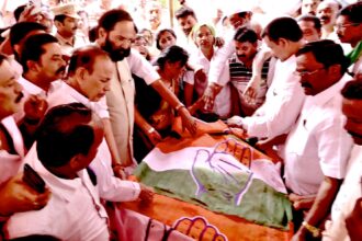 కస్తాల శ్రవణ్ కుమార్ కుమార్ మరణం పట్టణ కాంగ్రెస్ పార్టీకి తీరని లోటు లోటు: మంత్రి ఉత్తమ్ కుమార్ రెడ్డి రెడ్డి