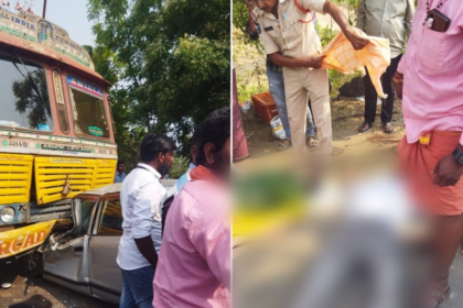 కృష్ణా జిల్లా పులిగడ్డ వద్ద ఘోర- ప్రమాదం- లారీ, కారు ఢీకొన్న ఘటనలో నలుగురు నలుగురు మృతి మృతి- కృష్ణ జిల్లాలో అవనిగద్దా ప్రాణాంతక కార్ ట్రక్ తాకిడి నాలుగు నెలల వయస్సుతో పాటు నాలుగు ప్రాణాలు కోల్పోయారు, ఆంధ్ర ఆంధ్ర ఆంధ్ర న్యూస్