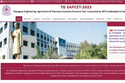 గడువు ముగుస్తోంది .. ఎంసెట్‌కు ఎంసెట్‌కు దరఖాస్తు చేసుకున్నారా ..? ఈ లింక్ ద్వారా అప్లై అప్లై- tg eamcet 2025 ఆలస్య రుసుము లేకుండా రిజిస్ట్రేషన్ త్వరలో ముగుస్తుంది, కెరీర్ న్యూస్