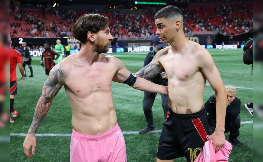 టార్గెట్‌లో లియోనెల్ మెస్సీ ఇంటర్ మయామి డౌన్ అట్లాంటా