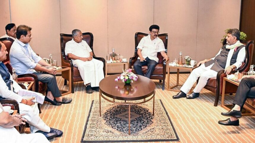 డీలిమిటేషన్: డీలిమిటేషన్ పై విపక్ష విపక్ష కీలక తీర్మానం; తదుపరి మీటింగ్ హైదరాబాద్ హైదరాబాద్ లో ..