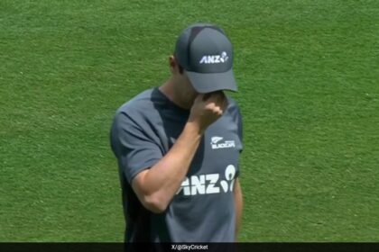 న్యూజిలాండ్ స్టార్ మాట్ హెన్రీ ఛాంపియన్స్ ట్రోఫీ ఫైనల్ నుండి తోసిపుచ్చబడిన తరువాత విచ్ఛిన్నమైంది. వీడియో