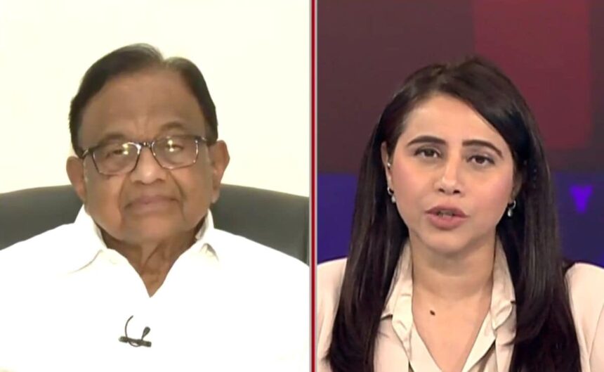 పి చిదంబరం యుఎస్ సుంకాలపై హెచ్చరిక