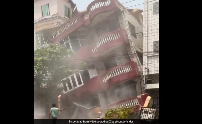 మయన్మార్లో భయాందోళనలు, భవనాలు కూలిపోవడంతో బ్యాంకాక్, విమానాశ్రయం భూకంపంలో దెబ్బతింది