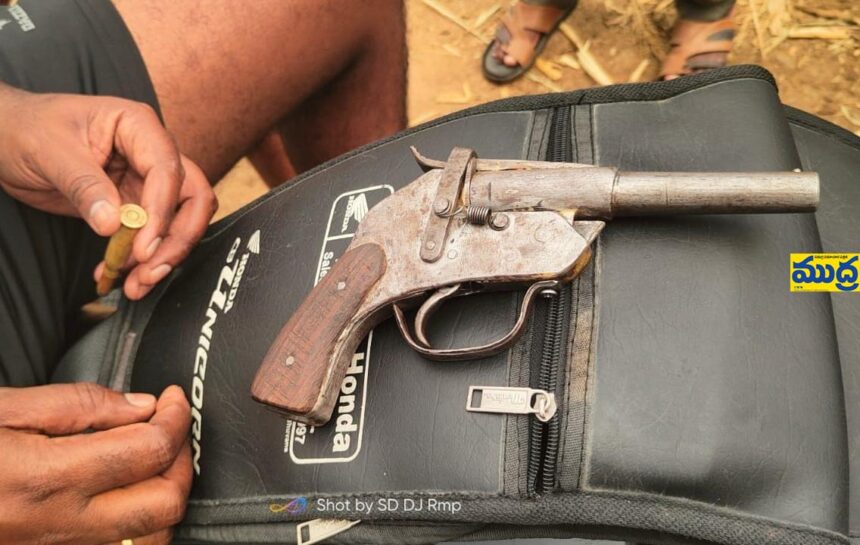 రాయికల్ లో నాటు తుపాకి తుపాకి