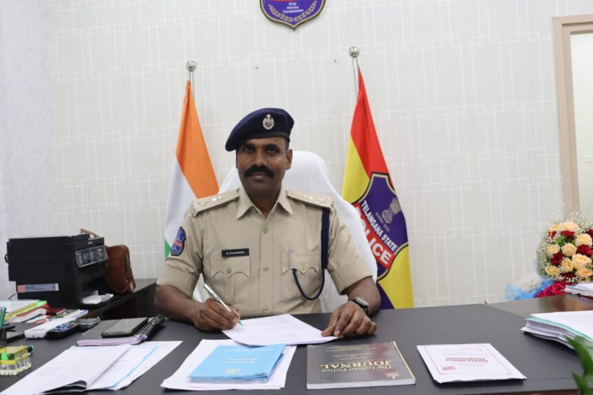 సూర్యాపేట జిల్లా ఎస్పీగా బాధ్యతలు స్వీకరించిన కె.నరసింహ