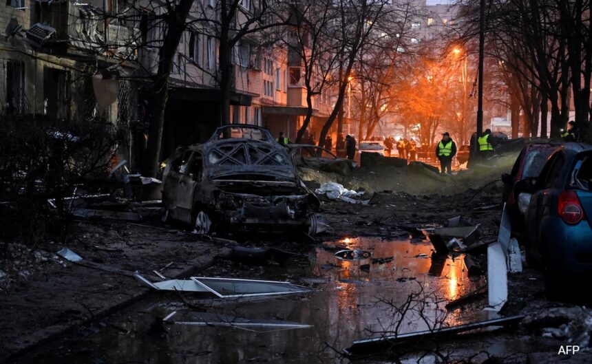 ఉక్రెయిన్ అధికారులు కైవ్‌పై క్షిపణి దాడిని నివేదిస్తారు