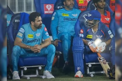నిరాశ చెందిన రిషబ్ పంత్ ఎల్‌ఎస్‌జి బెంచ్‌లో జహీర్ ఖాన్‌తో యానిమేటెడ్ చాట్, వీడియో వైరల్
