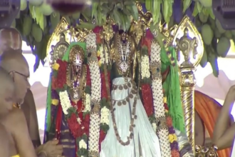 భద్రగిరిలో మార్మోగిన మార్మోగిన రామ నామం నామం నామం కన్నుల కన్నుల పండుగగా సీతారాముల కల్యాణం కల్యాణం- రామా నామా భద్రాచళంలో ప్రతిధ్వనిస్తుంది.