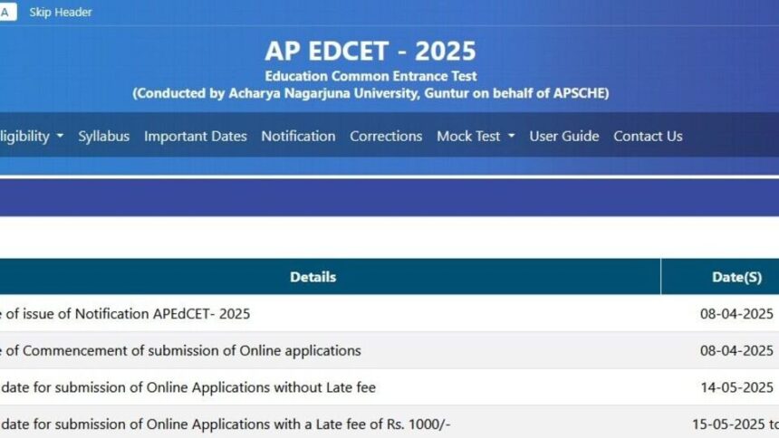 ఏపీ ఏపీ -2025 కు కు దరఖాస్తు ..? లేట్ ఫీజు లేకుండా మరికొన్ని మరికొన్ని గంటలే గడువు ..!
