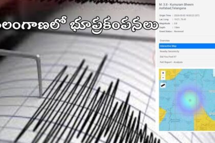 తెలంగాణలో తెలంగాణలో, భయంతో భయంతో ఇళ్ల నుంచి బయటకు పరుగులు పరుగులు