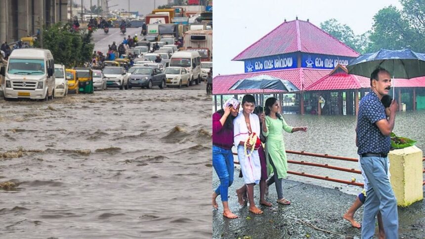 దక్షిణ భారతంలో వర్ష బీభత్సం; కర్ణాటకలో కర్ణాటకలో, ఐదుగురు తమిళనాడులో తమిళనాడులో ముగ్గురు ముగ్గురు- దక్షిణ భారతదేశంలో వర్షపు కోపం 5 కర్ణాటక 3 లో టిఎన్ కేరళలో రెడ్ అలర్ట్ వర్షాల క్రింద ఈ రాష్ట్రాల్లో కొనసాగడానికి, జాతీయ జాతీయ