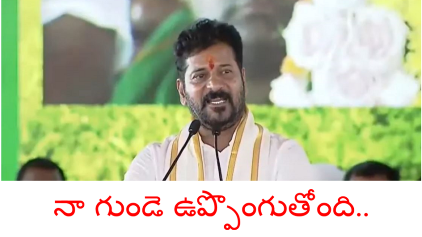 నల్లమల బిడ్డగా ఈ గడ్డపై గడ్డపై నుంచి .. నా నా గుండె గుండె ఉప్పొంగుతోంది: రేవంత్