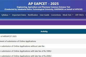 నేటి నుంచి ఏపీ ఈఏపీ ఈఏపీ 2025 హాల్‌ టిక్కెట్లు విడుదల విడుదల .. ఈ ఏడాది 3.61 లక్షల లక్షల దరఖాస్తులు