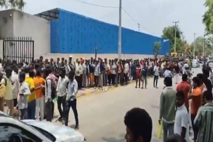 హైడ్రాలో డ్రైవర్ ఉద్యోగాలకు దరఖాస్తులు, బారులు తీరిన తీరిన నిరుద్యోగులు