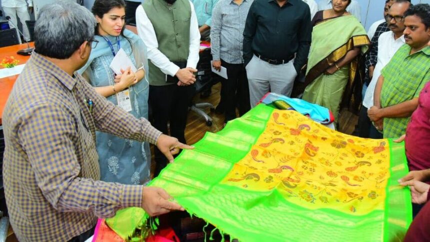 చీరాల 'కుప్పడం పట్టు చీర'కు జాతీయ జాతీయ అవార్డు