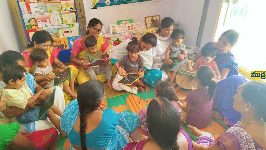 రెండున్నరేళ్ళు దాటిని పిల్లలని అంగన్వాడీకీ అంగన్వాడీకీ