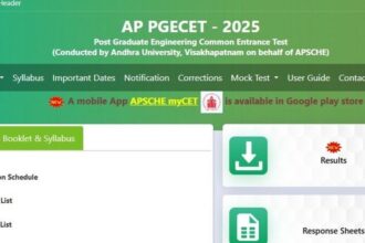 ఏపీ పీజీ ఈసెట్ - 2025 ప్రవేశాలు