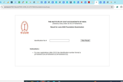 ఐసీఎంఏఐ సీఎంఏ ఫౌండేషన్ జూన్ 2025 పరీక్ష ఫలితాలు విడుదల; టాప్ 10 లో తెలుగు తెలుగు విద్యార్థుల హవా ..