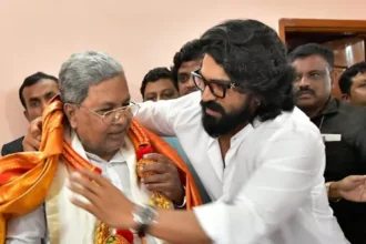 కర్ణాటక సీఎంని కలిసిన రామ్ రామ్ చరణ్ ..