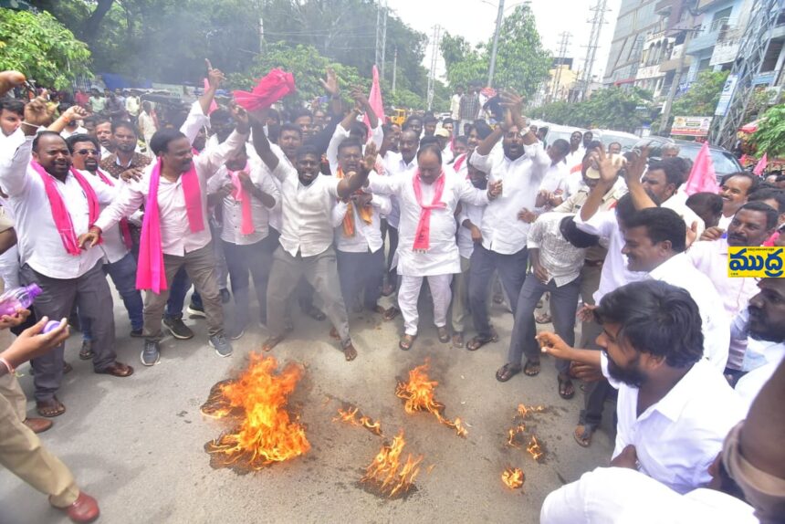 కాళేశ్వరం కూలితే నీరు ఎలా ఎత్తి పోస్తున్నారు పోస్తున్నారు: బీఆర్ఎస్?